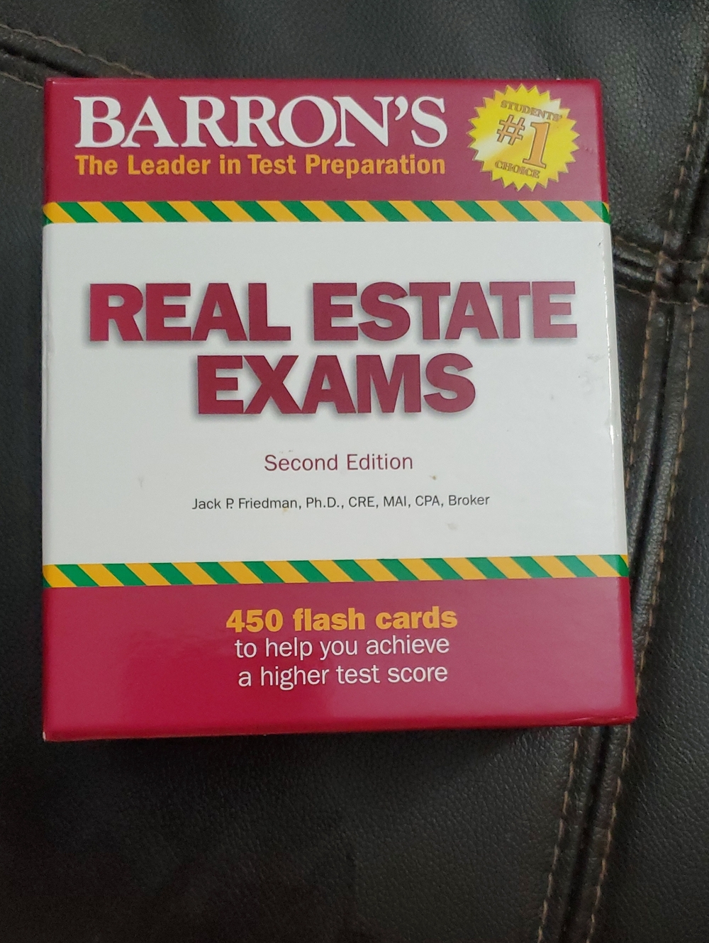 Barron's Real Estate Exams Flash Cards - Red
